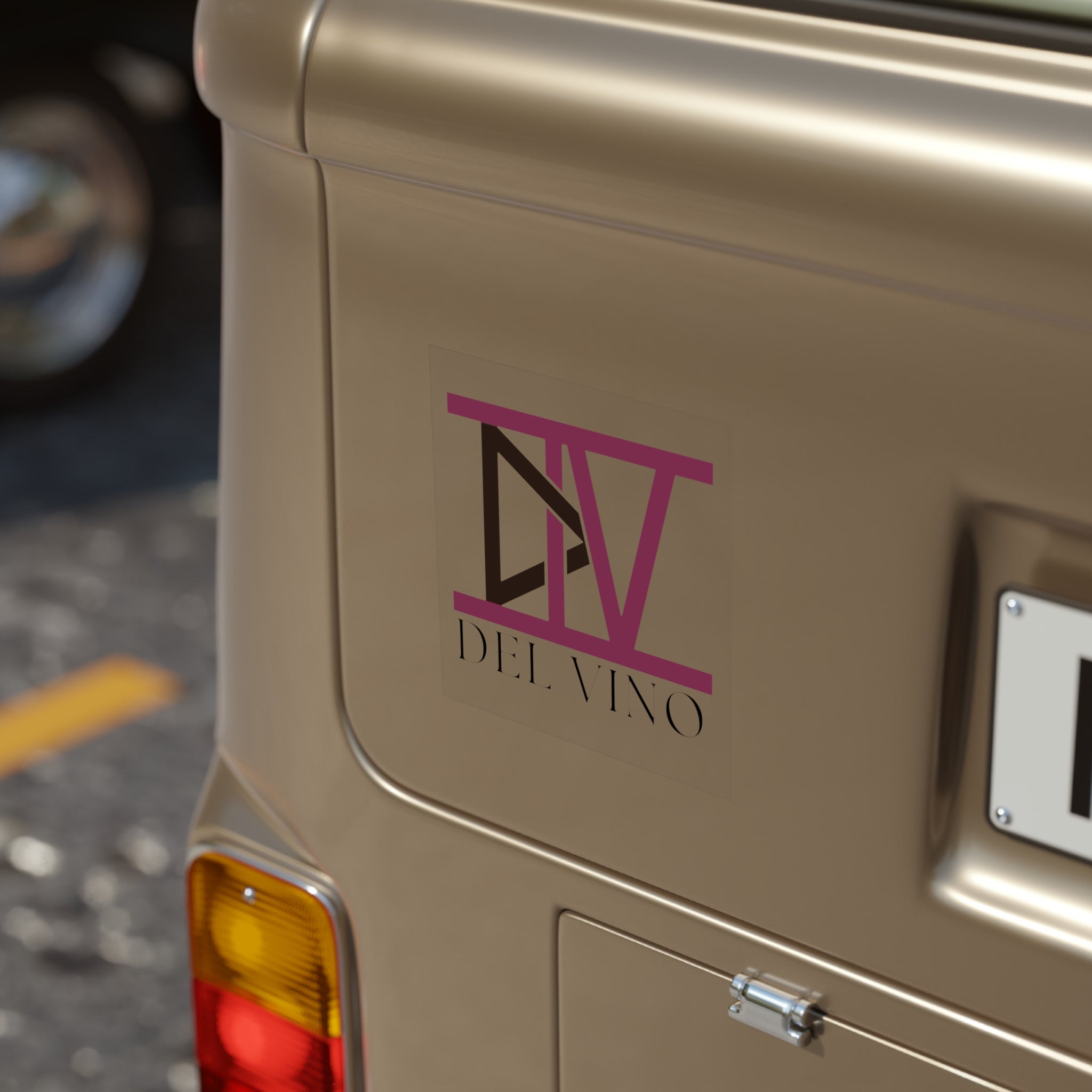 Transparent Outdoor Stickers, Square, 1pc